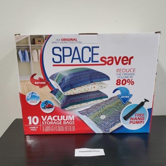 space saver Vacuum Storage Bags (10-Pack) – Clothes Space Saver w/ Hand Pump - Picture 1 of 5